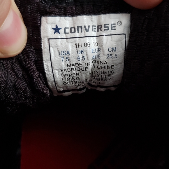 Converse Dwayne Wade 1.3 Mid Black/Red Men's 7.5 - Picture 7 of 9